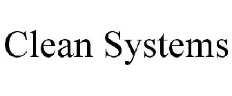 CLEAN SYSTEMS
