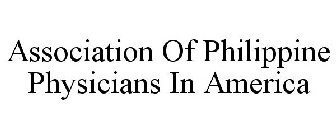 ASSOCIATION OF PHILIPPINE PHYSICIANS IN AMERICA