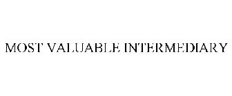 MOST VALUABLE INTERMEDIARY