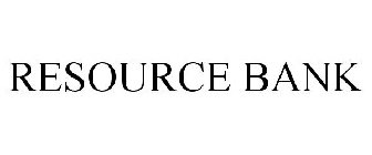 RESOURCE BANK