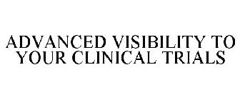 ADVANCED VISIBILITY TO YOUR CLINICAL TRIALS