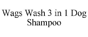 WAGS WASH 3 IN 1 DOG SHAMPOO