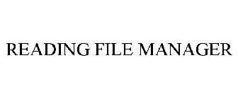 READING FILE MANAGER