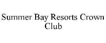SUMMER BAY RESORTS CROWN CLUB