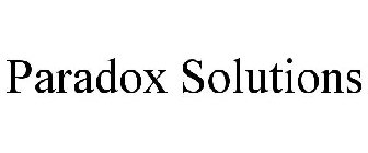 PARADOX SOLUTIONS