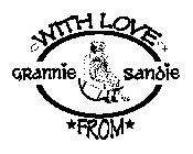 WITH LOVE FROM GRANNIE SANDIE
