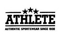 ATHLETE AUTHENTIC SPORTSWEAR SINCE 1935