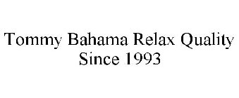 TOMMY BAHAMA RELAX QUALITY SINCE 1993