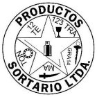 PRODUCTOS SORTARIO LTDA. 12 TE 123 TRA GRA14 MA TON