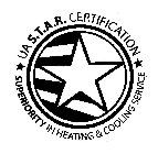 UA S.T.A.R. CERTIFICATION SUPERIORITY IN HEATING & COOLING SERVICE