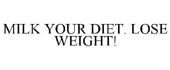 MILK YOUR DIET. LOSE WEIGHT!