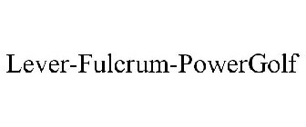 LEVER-FULCRUM-POWERGOLF