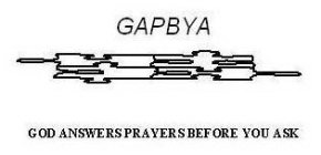 GAPBYA GOD ANSWERS PRAYERS BEFORE YOU ASK