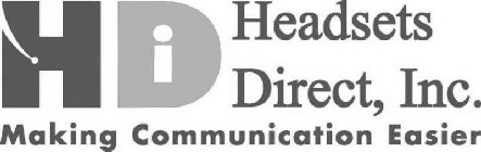 HDI HEADSETS DIRECT, INC. MAKING COMMUNICATION EASIER