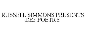 RUSSELL SIMMONS PRESENTS DEF POETRY