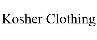 KOSHER CLOTHING