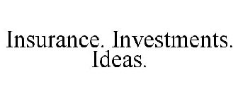 INSURANCE. INVESTMENTS. IDEAS.