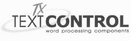 TX TEXT CONTROL WORD PROCESSING COMPONENTS