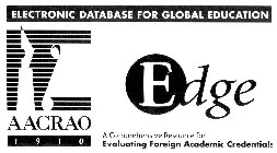 AACRAO 1910 EDGE ELECTRONIC DATABASE FOR GLOBAL EDUCATION A COMPREHENSIVE RESOURCE FOR EVALUATING FOREIGN ACADEMIC CREDENTIALS