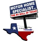 MOTOR HOME SPECIALIST INC. THE RV MALL OF TEXAS! FT. WORTH DALLAS ALVARADO