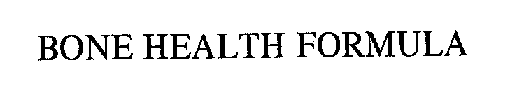 BONE HEALTH FORMULA