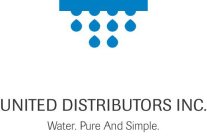 UNITED DISTRIBUTORS INC. WATER. PURE AND SIMPLE.