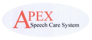 APEX SPEECH CARE SYSTEM