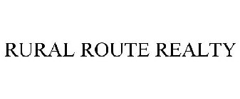RURAL ROUTE REALTY