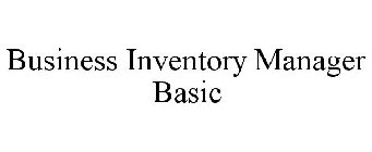 BUSINESS INVENTORY MANAGER BASIC