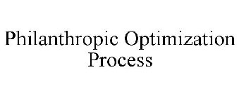 PHILANTHROPIC OPTIMIZATION PROCESS