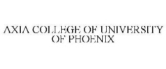 AXIA COLLEGE OF UNIVERSITY OF PHOENIX