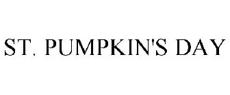 ST. PUMPKIN'S DAY