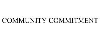 COMMUNITY COMMITMENT