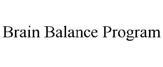 BRAIN BALANCE PROGRAM