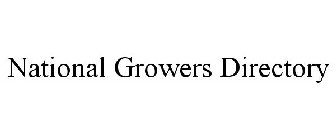 NATIONAL GROWERS DIRECTORY