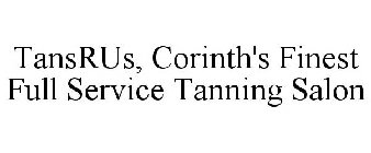 TANSRUS, CORINTH'S FINEST FULL SERVICE TANNING SALON