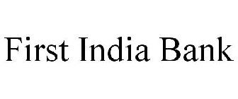 FIRST INDIA BANK