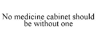 NO MEDICINE CABINET SHOULD BE WITHOUT ONE