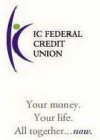 IC FEDERAL CREDIT UNION YOUR MONEY. YOUR LIFE. ALL TOGETHER NOW.