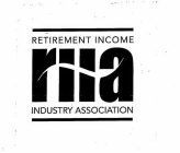 RIIA RETIREMENT INCOME INDUSTRY ASSOCIATION