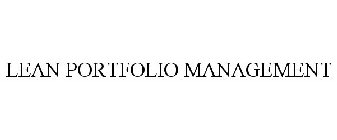 LEAN PORTFOLIO MANAGEMENT