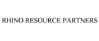 RHINO RESOURCE PARTNERS