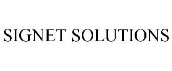 SIGNET SOLUTIONS