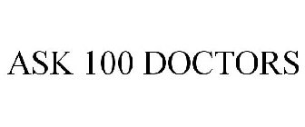 ASK 100 DOCTORS