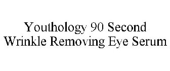 YOUTHOLOGY 90 SECOND WRINKLE REMOVING EYE SERUM