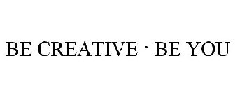 BE CREATIVE . BE YOU