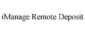 IMANAGE REMOTE DEPOSIT