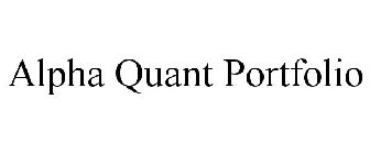 ALPHA QUANT PORTFOLIO