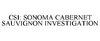 CSI: SONOMA CABERNET SAUVIGNON INVESTIGATION