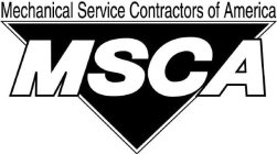 MECHANICAL SERVICE CONTRACTORS OF AMERICA MSCA